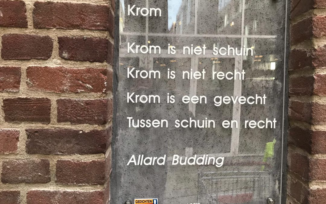 Gedicht Krom van Budding