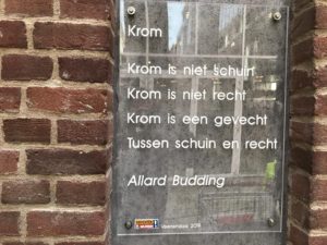 Gedicht Krom van Budding